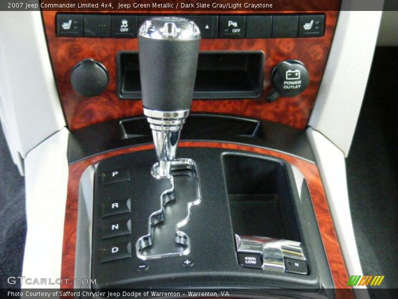 Jeep Green Metallic / Dark Slate Gray/Light Graystone 2007 Jeep Commander Limited 4x4