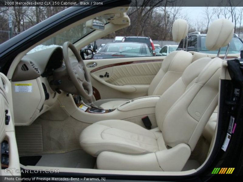 Black / Stone 2008 Mercedes-Benz CLK 350 Cabriolet