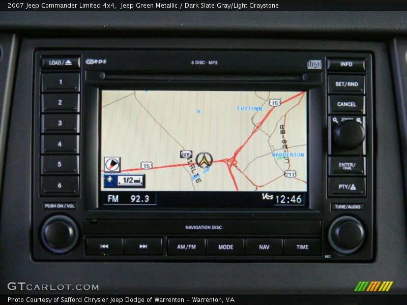 Jeep Green Metallic / Dark Slate Gray/Light Graystone 2007 Jeep Commander Limited 4x4