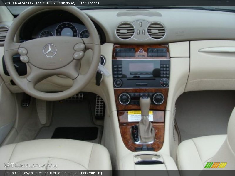 Black / Stone 2008 Mercedes-Benz CLK 350 Cabriolet