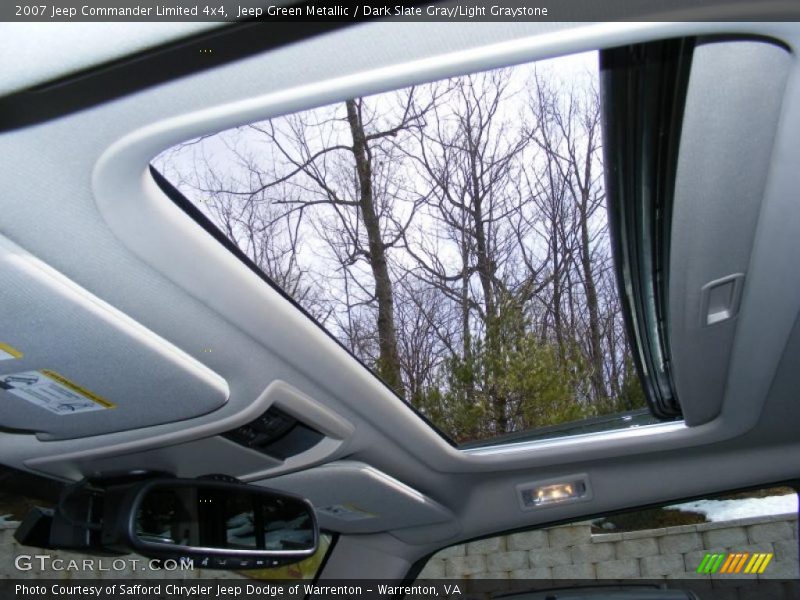 Jeep Green Metallic / Dark Slate Gray/Light Graystone 2007 Jeep Commander Limited 4x4