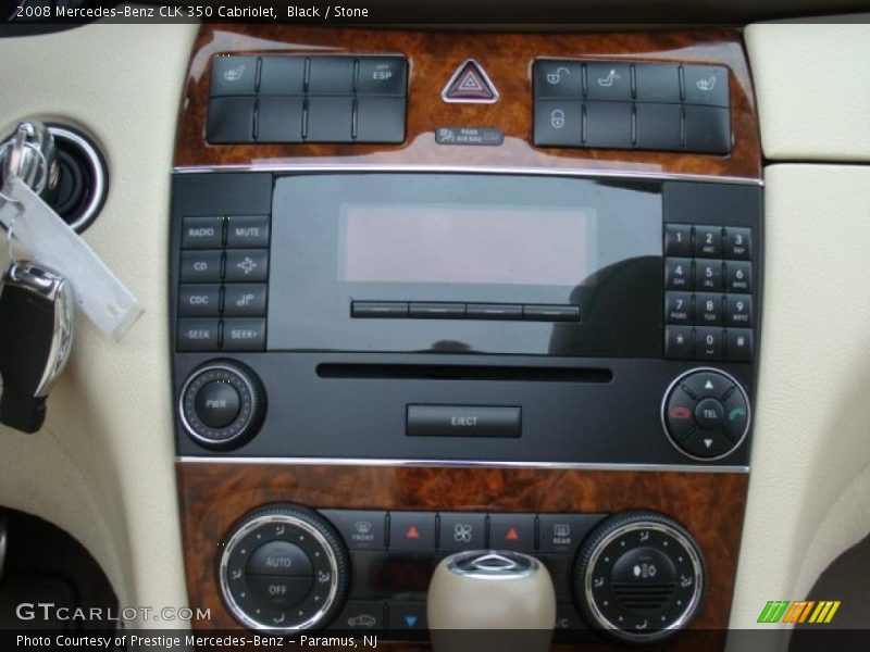 Black / Stone 2008 Mercedes-Benz CLK 350 Cabriolet
