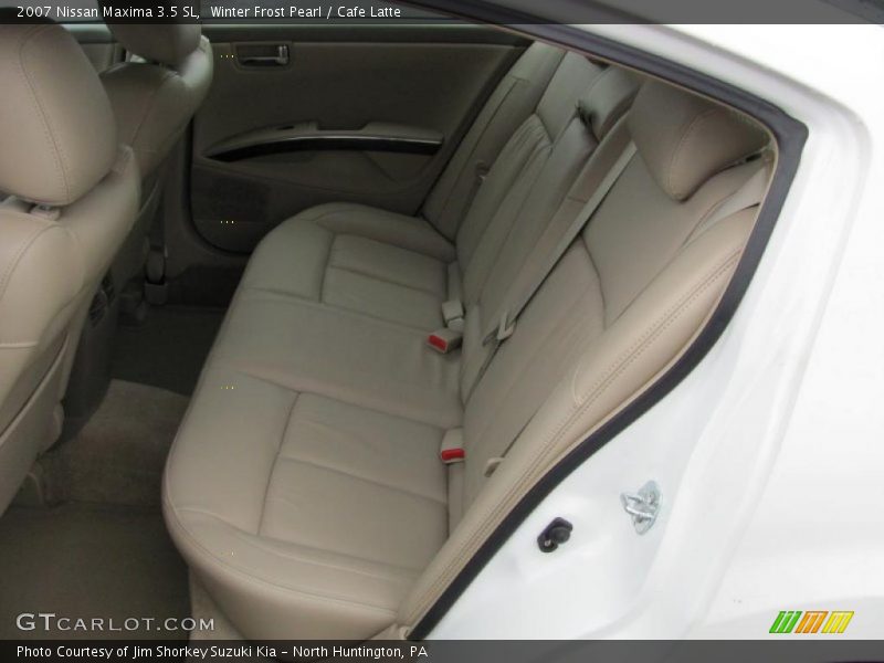 Winter Frost Pearl / Cafe Latte 2007 Nissan Maxima 3.5 SL