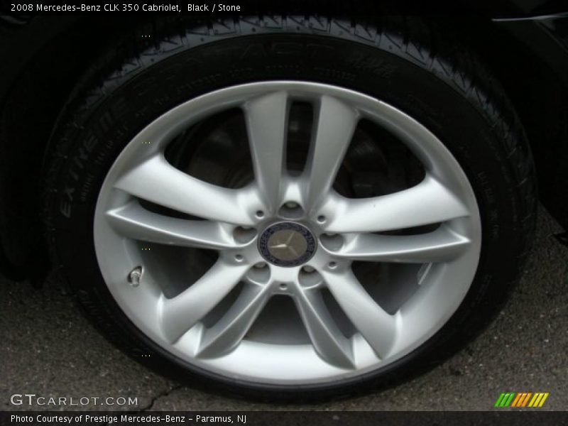 Black / Stone 2008 Mercedes-Benz CLK 350 Cabriolet