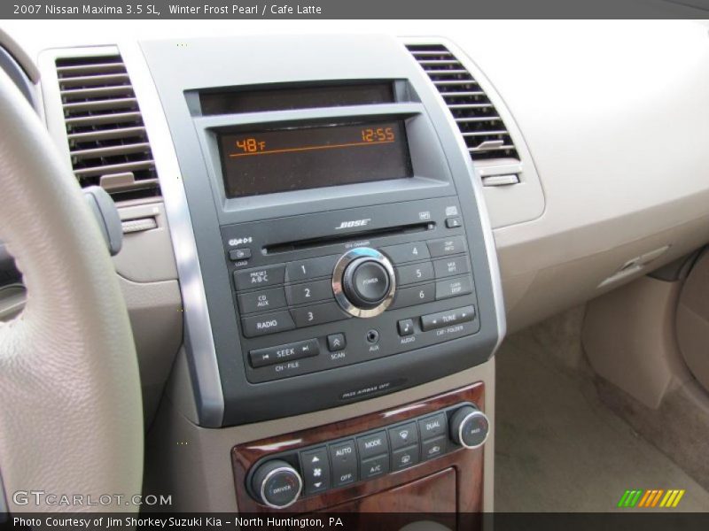 Winter Frost Pearl / Cafe Latte 2007 Nissan Maxima 3.5 SL