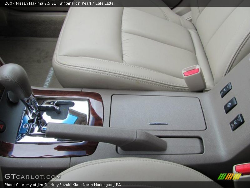 Winter Frost Pearl / Cafe Latte 2007 Nissan Maxima 3.5 SL
