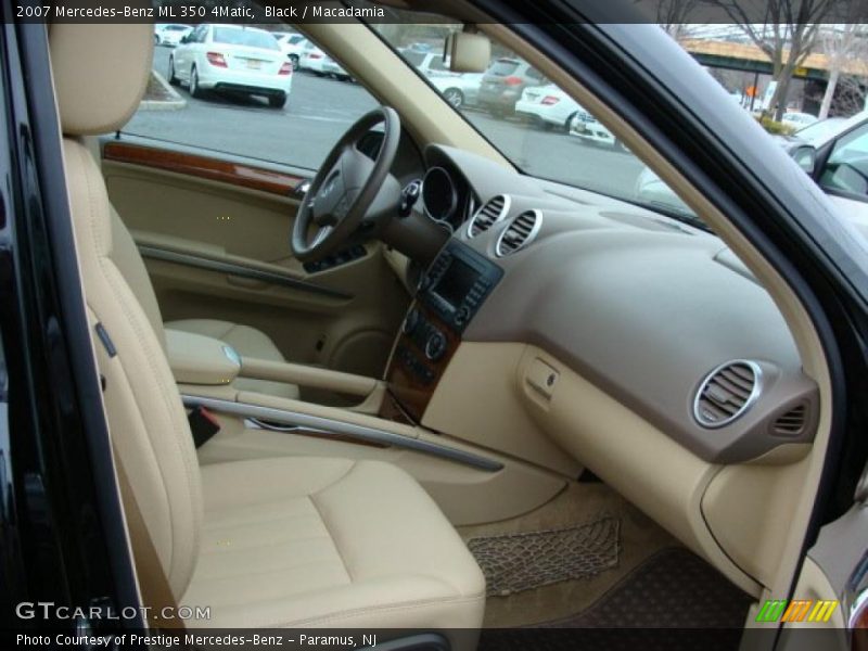 Black / Macadamia 2007 Mercedes-Benz ML 350 4Matic