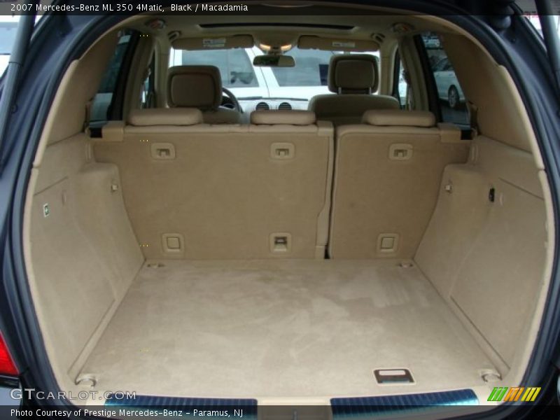 Black / Macadamia 2007 Mercedes-Benz ML 350 4Matic