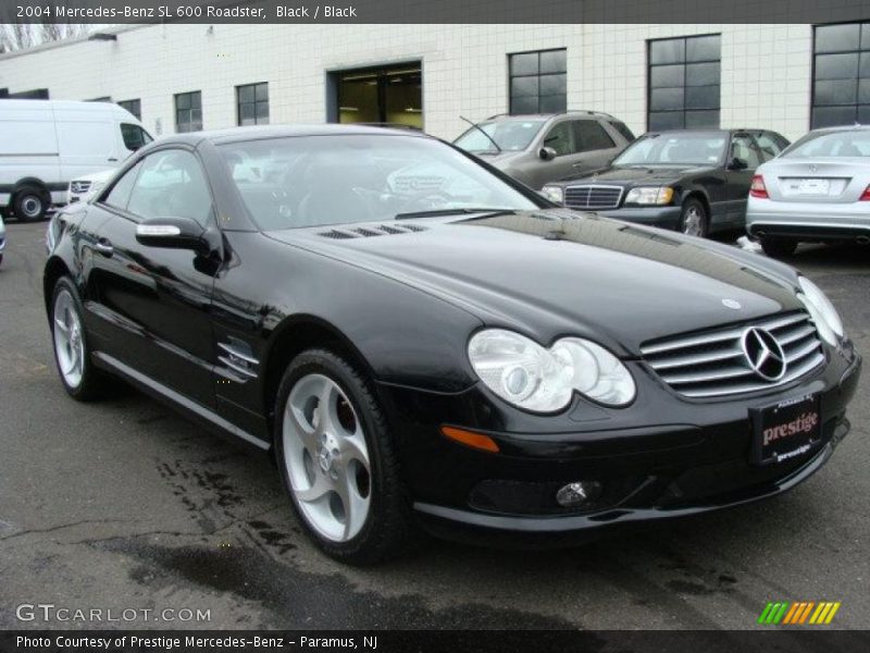 Black / Black 2004 Mercedes-Benz SL 600 Roadster