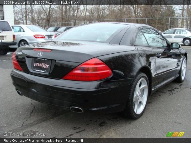 Black / Black 2004 Mercedes-Benz SL 600 Roadster