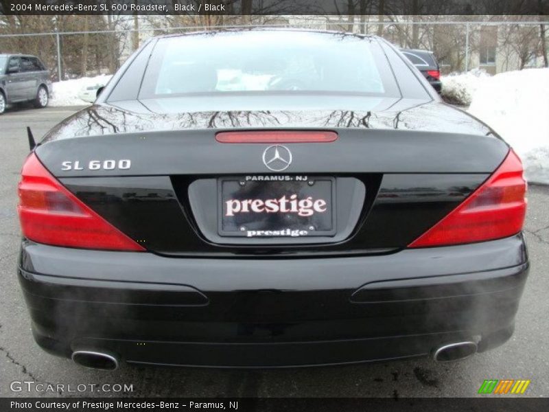 Black / Black 2004 Mercedes-Benz SL 600 Roadster