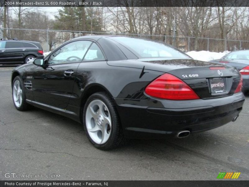 Black / Black 2004 Mercedes-Benz SL 600 Roadster