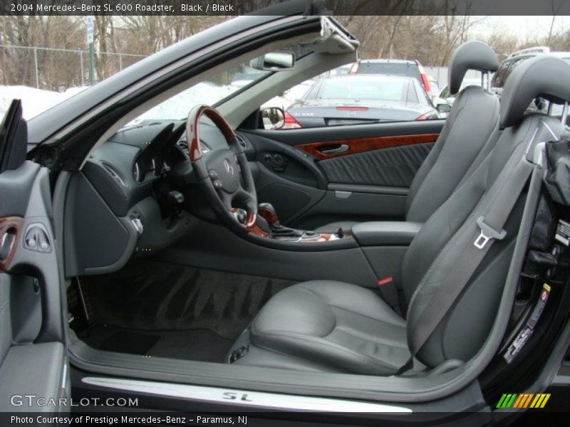 Black / Black 2004 Mercedes-Benz SL 600 Roadster
