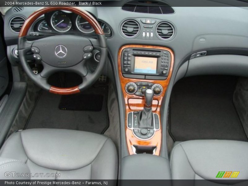 Black / Black 2004 Mercedes-Benz SL 600 Roadster