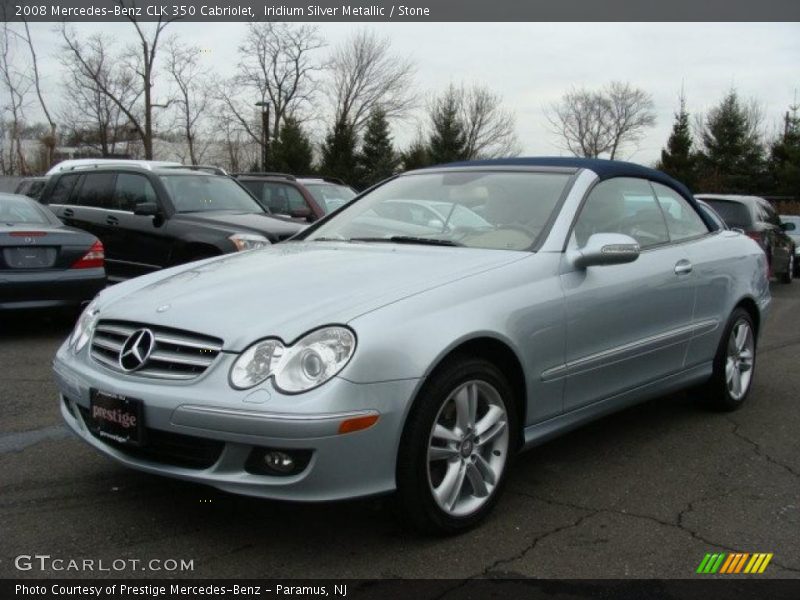 Iridium Silver Metallic / Stone 2008 Mercedes-Benz CLK 350 Cabriolet