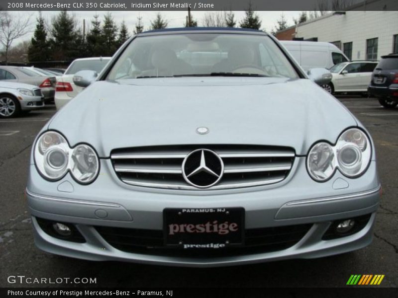 Iridium Silver Metallic / Stone 2008 Mercedes-Benz CLK 350 Cabriolet