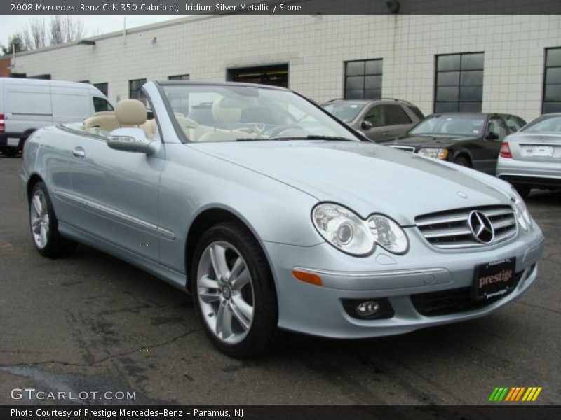 Iridium Silver Metallic / Stone 2008 Mercedes-Benz CLK 350 Cabriolet