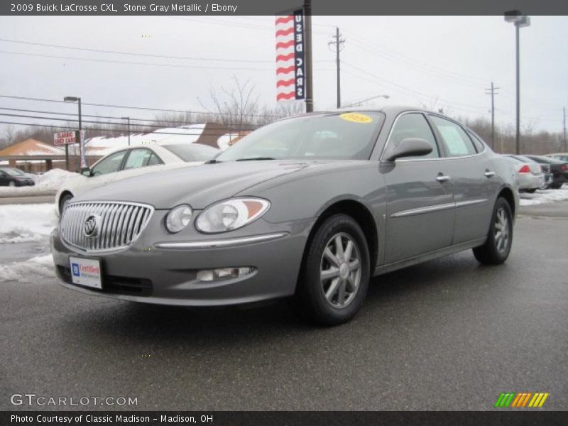 Stone Gray Metallic / Ebony 2009 Buick LaCrosse CXL