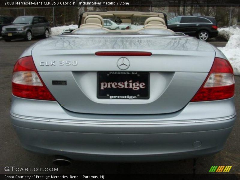 Iridium Silver Metallic / Stone 2008 Mercedes-Benz CLK 350 Cabriolet