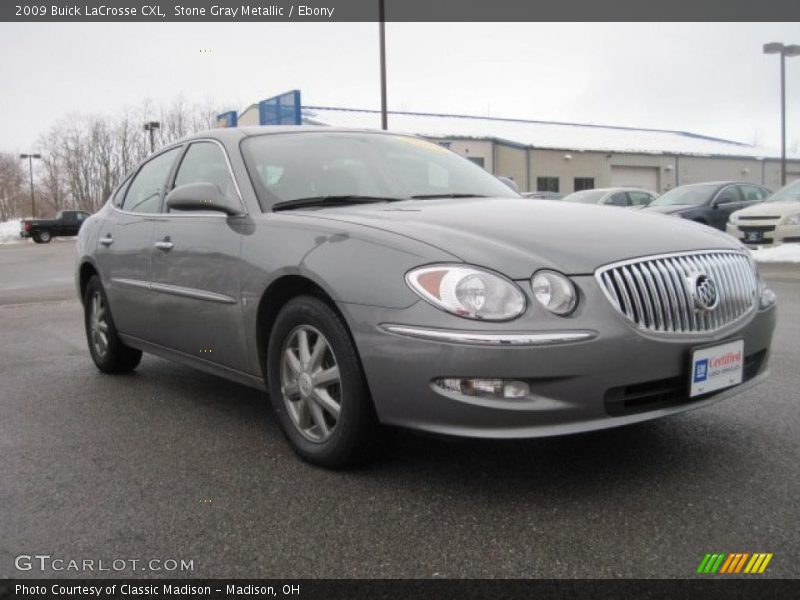 Stone Gray Metallic / Ebony 2009 Buick LaCrosse CXL