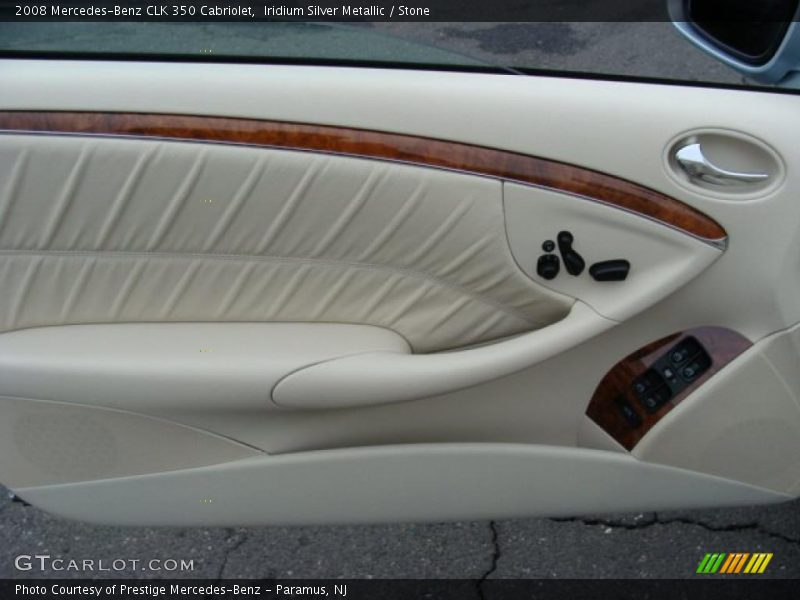 Iridium Silver Metallic / Stone 2008 Mercedes-Benz CLK 350 Cabriolet