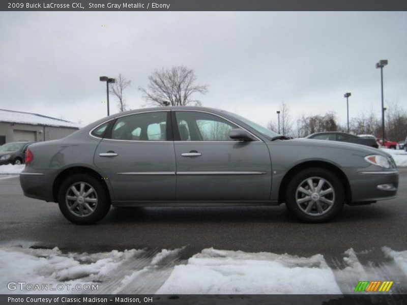Stone Gray Metallic / Ebony 2009 Buick LaCrosse CXL