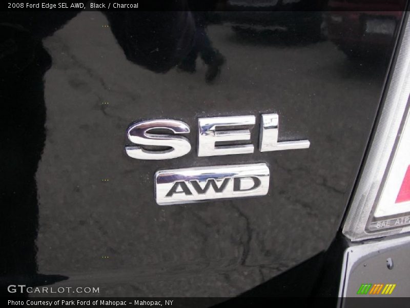 Black / Charcoal 2008 Ford Edge SEL AWD