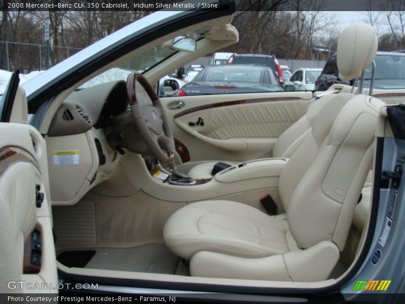 Iridium Silver Metallic / Stone 2008 Mercedes-Benz CLK 350 Cabriolet