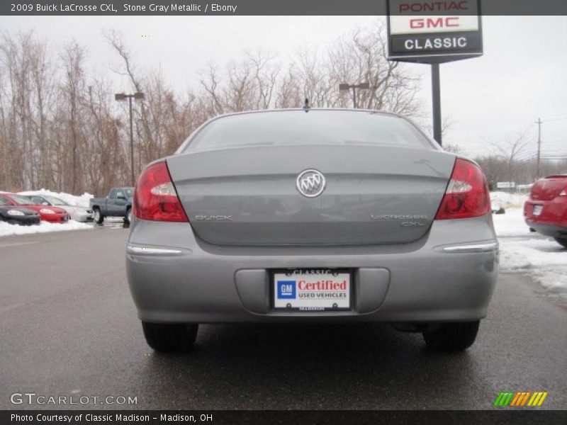 Stone Gray Metallic / Ebony 2009 Buick LaCrosse CXL
