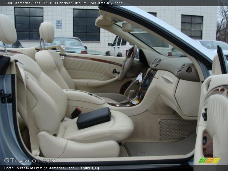 Iridium Silver Metallic / Stone 2008 Mercedes-Benz CLK 350 Cabriolet