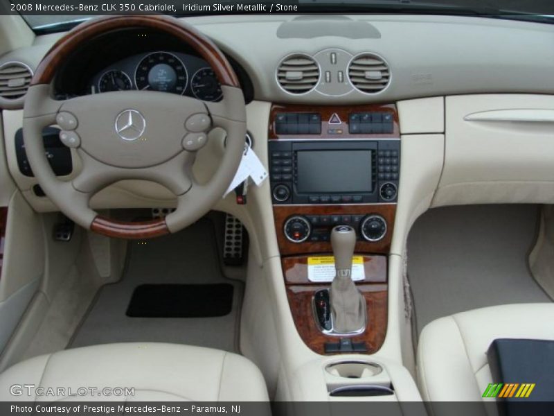 Iridium Silver Metallic / Stone 2008 Mercedes-Benz CLK 350 Cabriolet