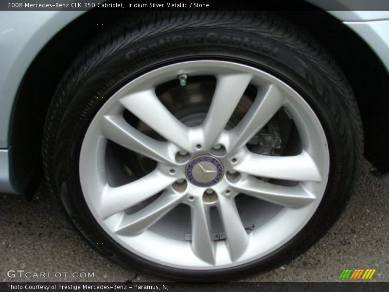Iridium Silver Metallic / Stone 2008 Mercedes-Benz CLK 350 Cabriolet