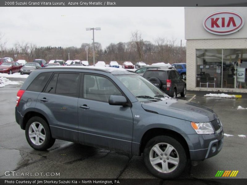 Azure Grey Metallic / Black 2008 Suzuki Grand Vitara Luxury