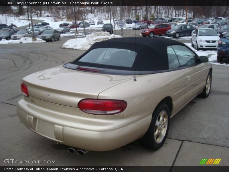 Champagne Pearl / Agate 2000 Chrysler Sebring JXi Convertible