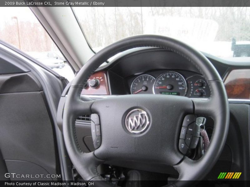 Stone Gray Metallic / Ebony 2009 Buick LaCrosse CXL