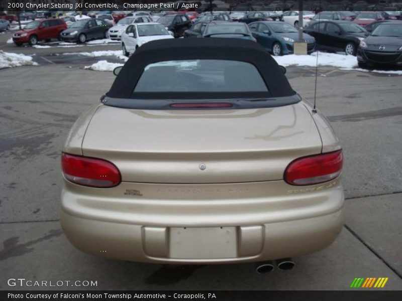 Champagne Pearl / Agate 2000 Chrysler Sebring JXi Convertible