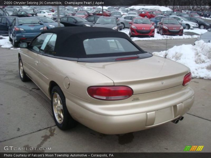 Champagne Pearl / Agate 2000 Chrysler Sebring JXi Convertible