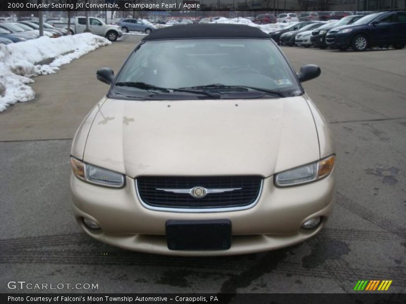 Champagne Pearl / Agate 2000 Chrysler Sebring JXi Convertible