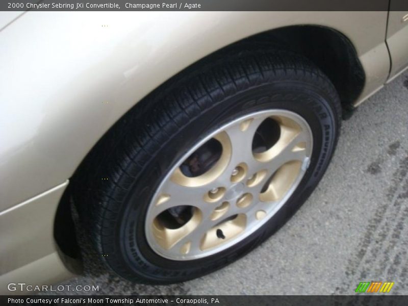 Champagne Pearl / Agate 2000 Chrysler Sebring JXi Convertible