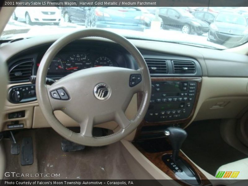 Harvest Gold Metallic / Medium Parchment 2001 Mercury Sable LS Premium Wagon
