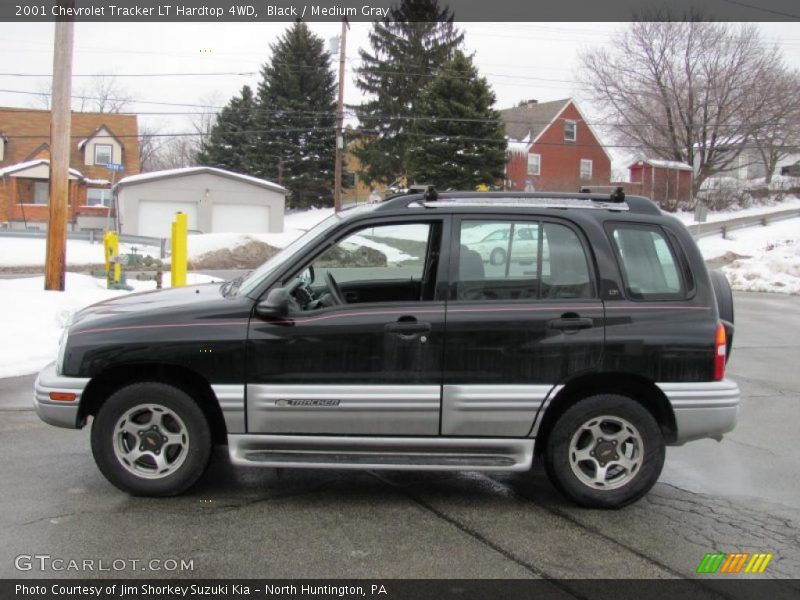 Black / Medium Gray 2001 Chevrolet Tracker LT Hardtop 4WD