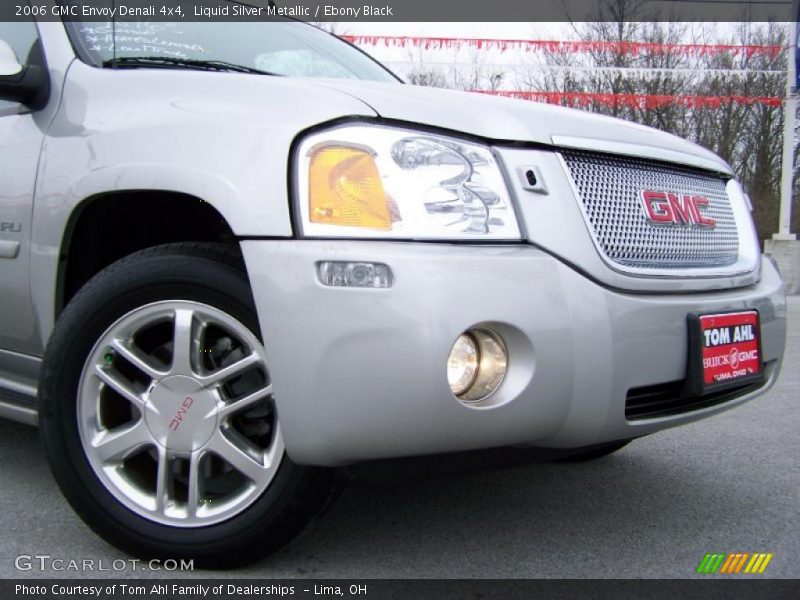 Liquid Silver Metallic / Ebony Black 2006 GMC Envoy Denali 4x4