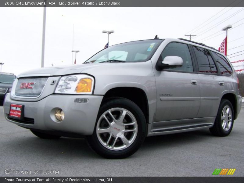Liquid Silver Metallic / Ebony Black 2006 GMC Envoy Denali 4x4