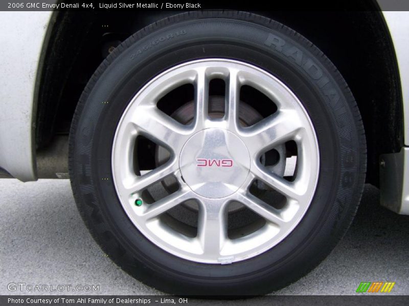 Liquid Silver Metallic / Ebony Black 2006 GMC Envoy Denali 4x4