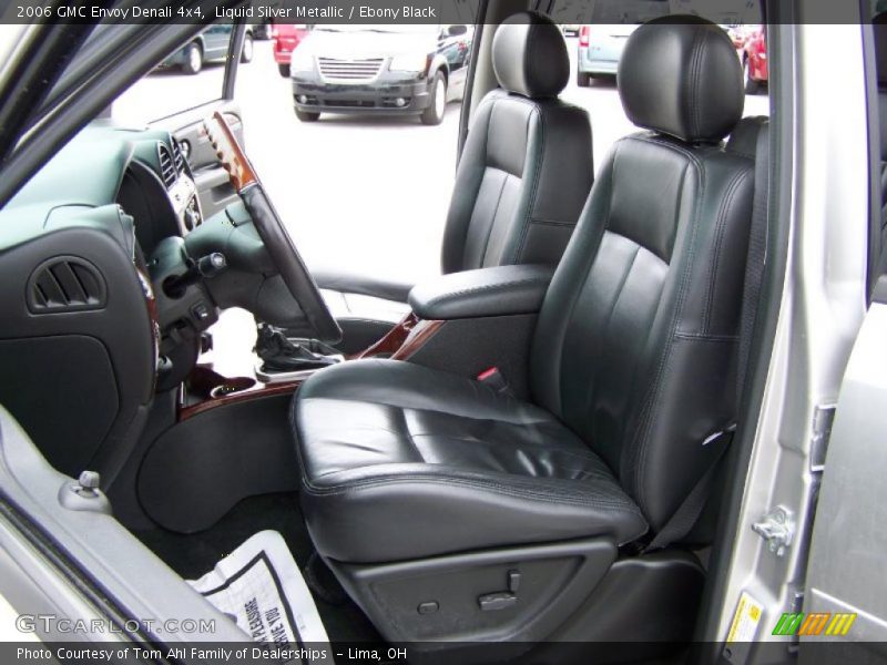 Liquid Silver Metallic / Ebony Black 2006 GMC Envoy Denali 4x4