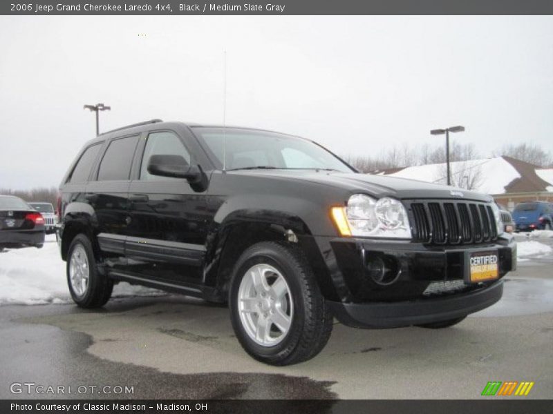 Black / Medium Slate Gray 2006 Jeep Grand Cherokee Laredo 4x4