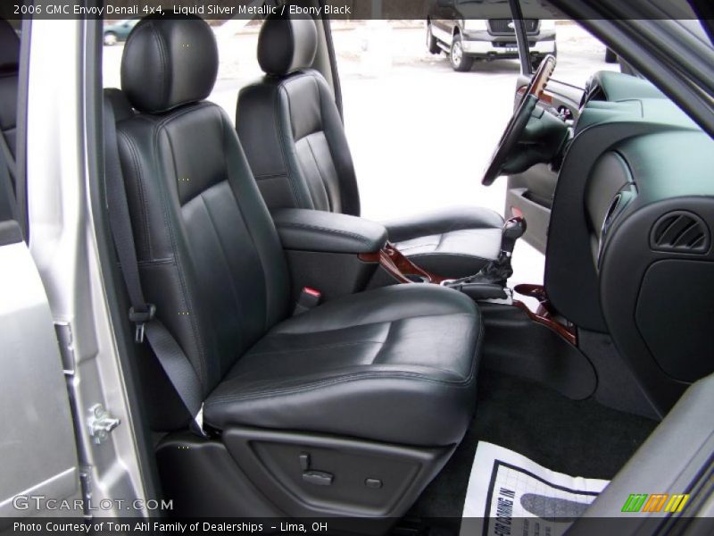 Liquid Silver Metallic / Ebony Black 2006 GMC Envoy Denali 4x4