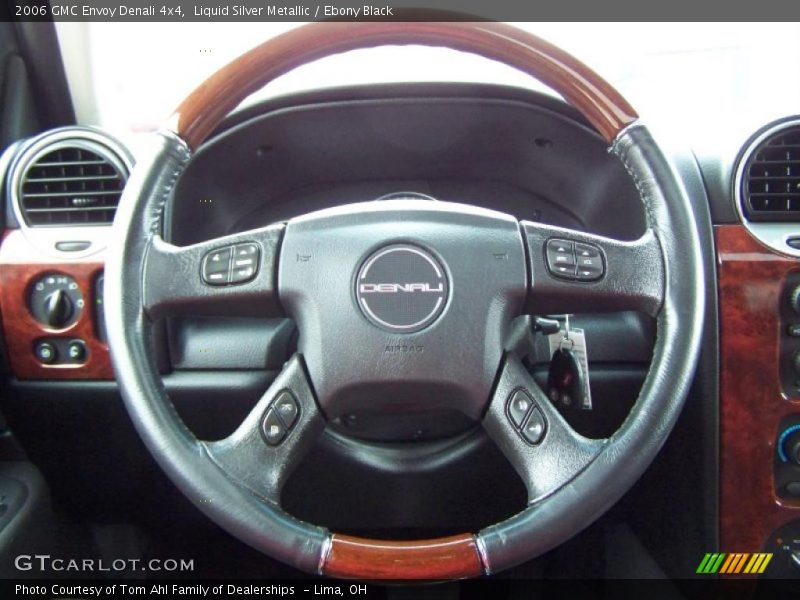 Liquid Silver Metallic / Ebony Black 2006 GMC Envoy Denali 4x4
