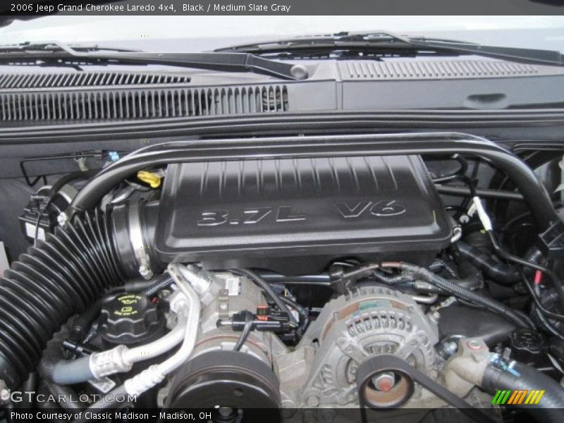 Black / Medium Slate Gray 2006 Jeep Grand Cherokee Laredo 4x4