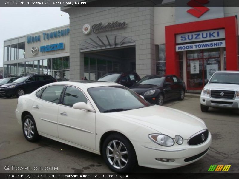 White Opal / Neutral 2007 Buick LaCrosse CXS